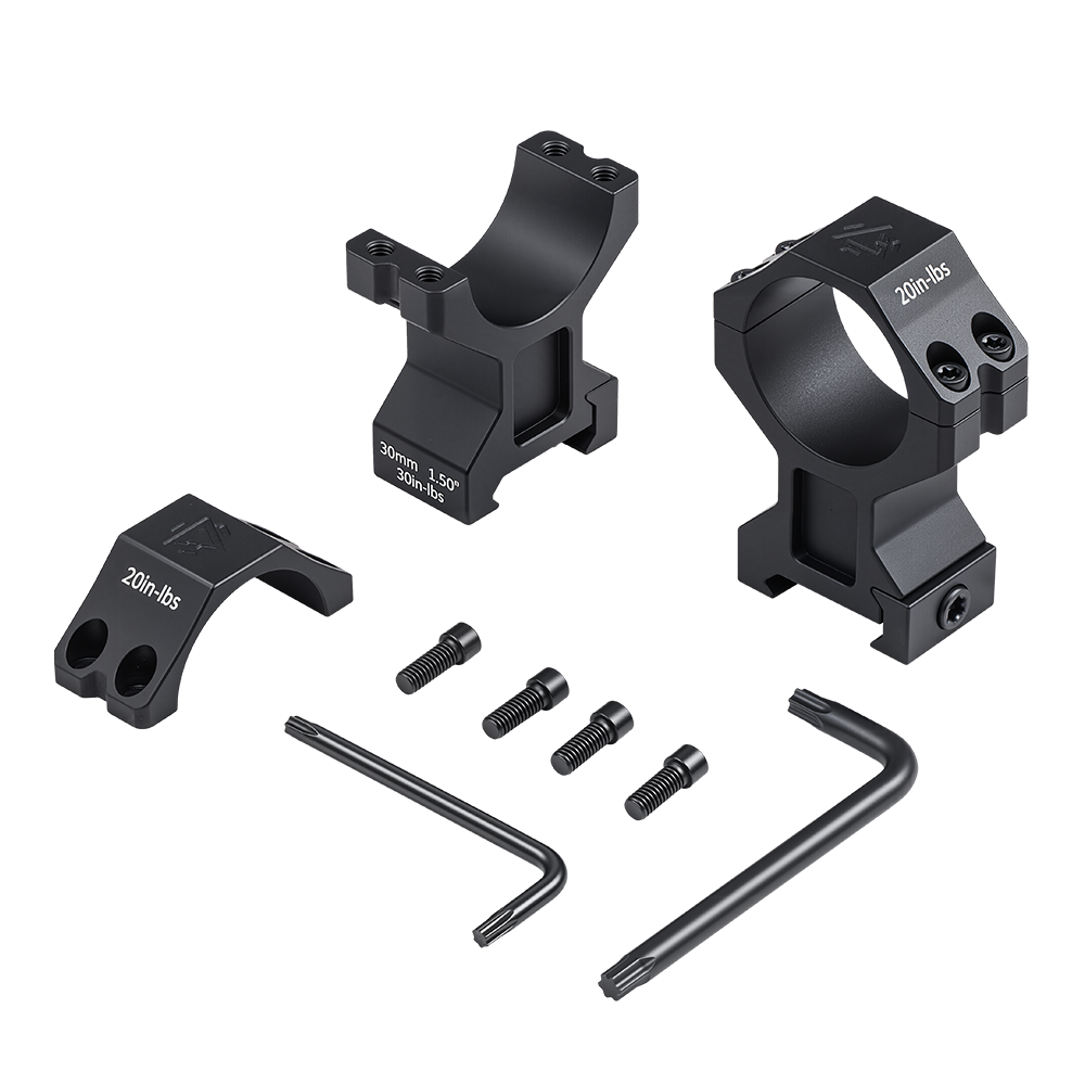 Gulltoppr 1.5 in 30mm Rifle Scope Rings