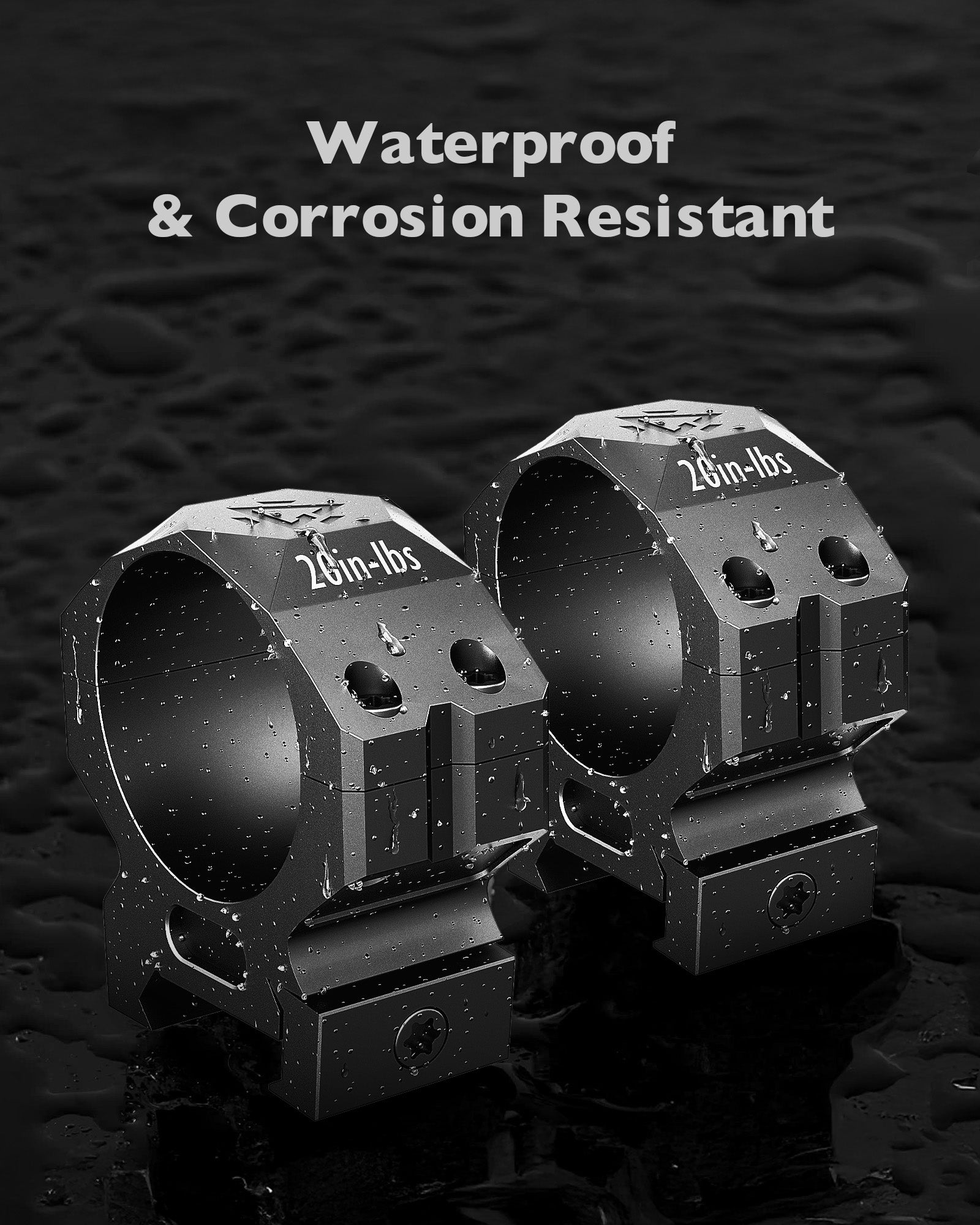 Gulltoppr 1.0 in 30-34mm Rifle Scope Rings